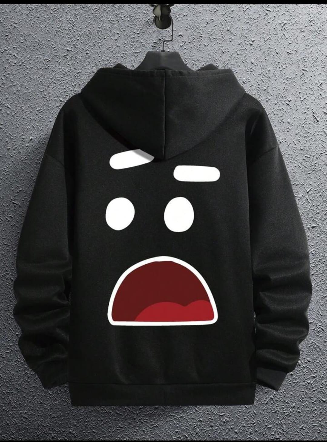 Mens Fleece Printed Hoodie