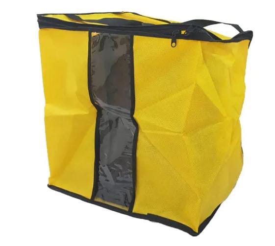 Non Woven Foldable Clothes Organizer Box Bag (random Color)