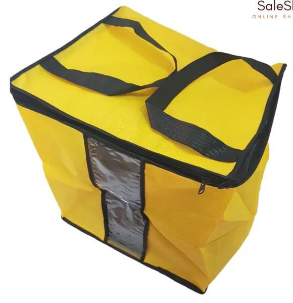 Non Woven Foldable Clothes Organizer Box Bag (random Color)